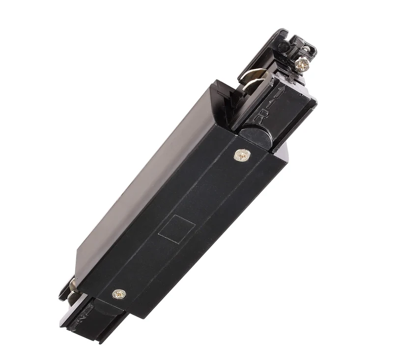 Deko-Light D Line elektrischer Längsverbinder mit Einspeisemöglichkeit links-rechts Graphitschwarz RAL 9011