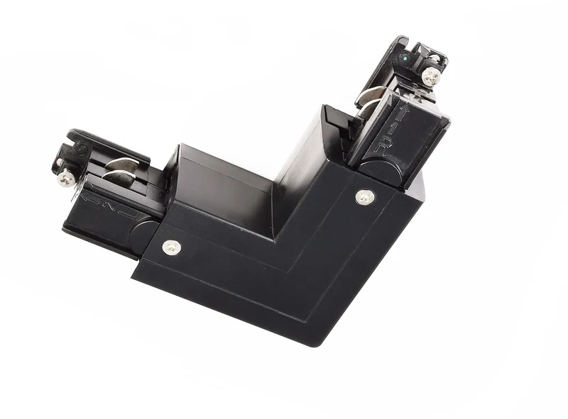 Deko-Light D Line 90°-Verbinder links-rechts mit Wechselmechanik Graphitschwarz RAL 9011