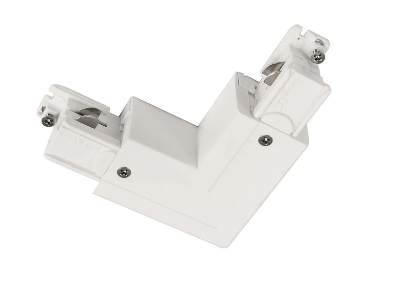 Deko-Light D Line 90°-Verbinder links-rechts mit Wechselmechanik Verkehrsweiß RAL 9016