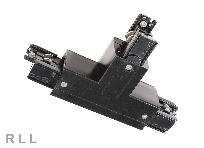 Deko-Light D Line T-Verbinder links-links-rechts mit Wechselmechanik Graphitschwarz RAL 9011