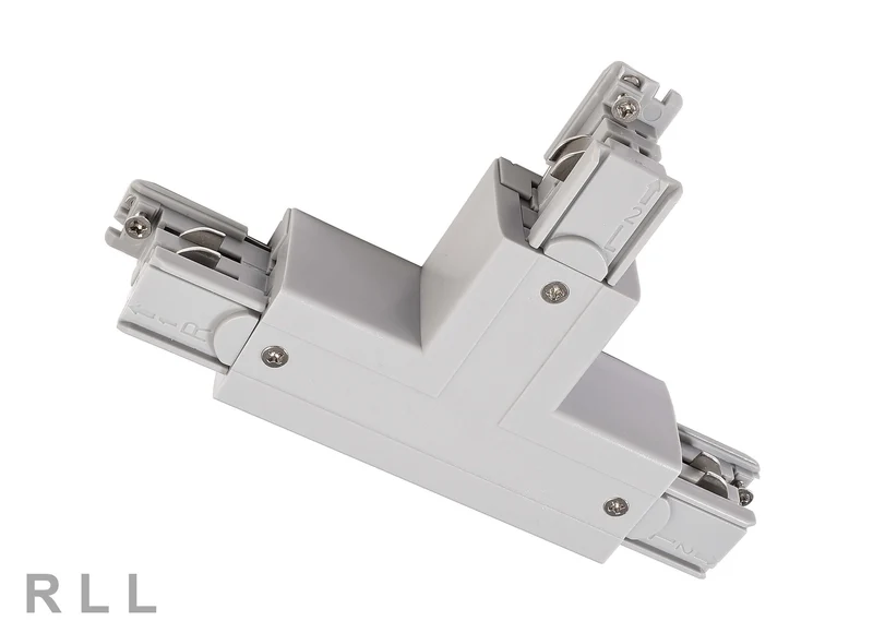 Deko-Light D Line T-Verbinder links-links-rechts mit Wechselmechanik Fenstergrau RAL 7040