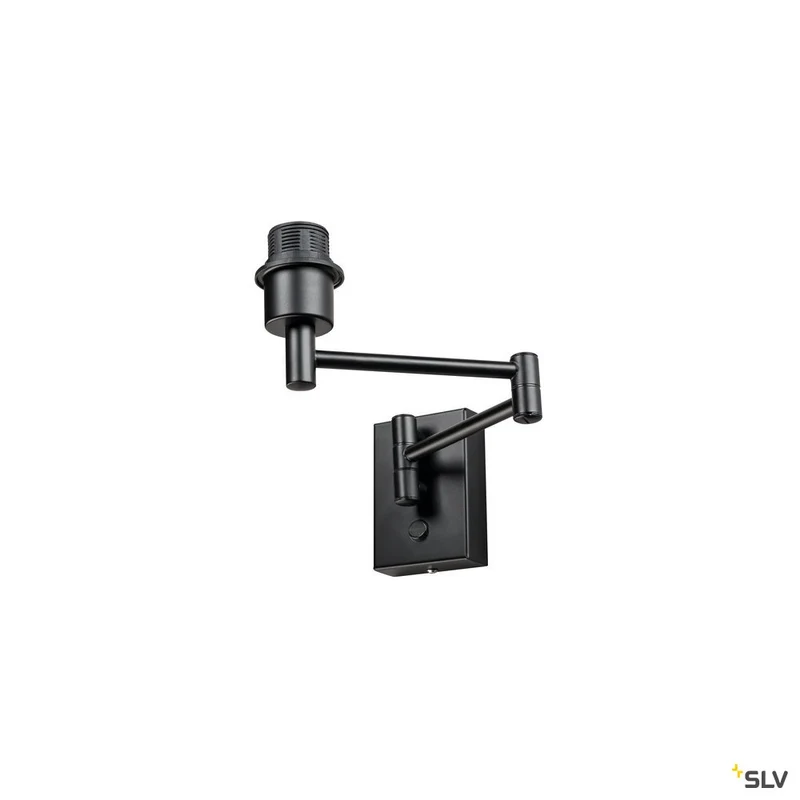 SLV FENDA Base, WL, Indoor Wandaufbauleuchte, E27, max. 40W, schwarz