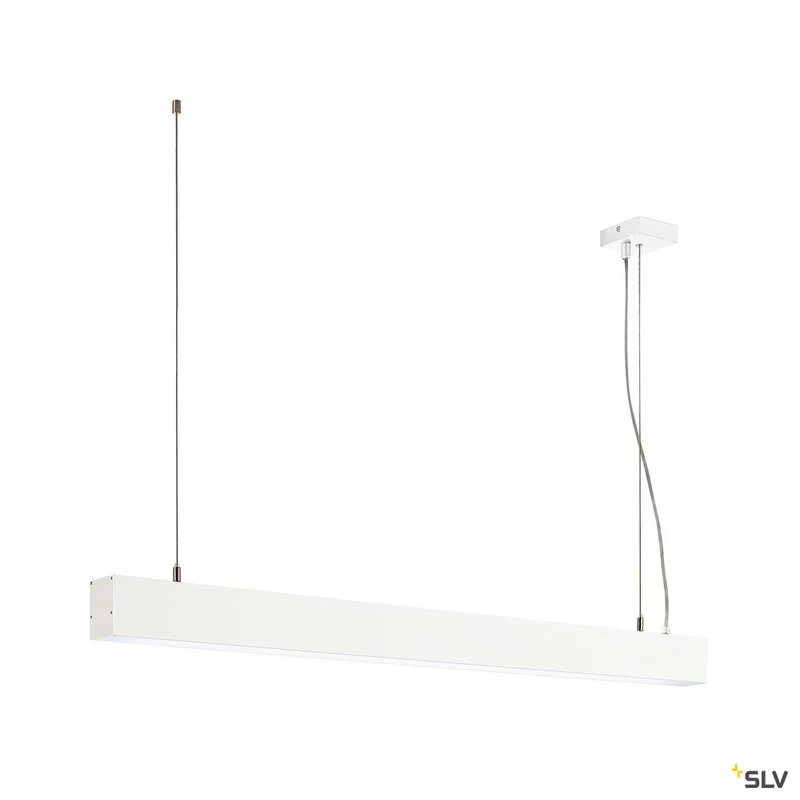 SLV GLENOS Pendelleuchte, mattweiss, 1m, 52W, 4000K