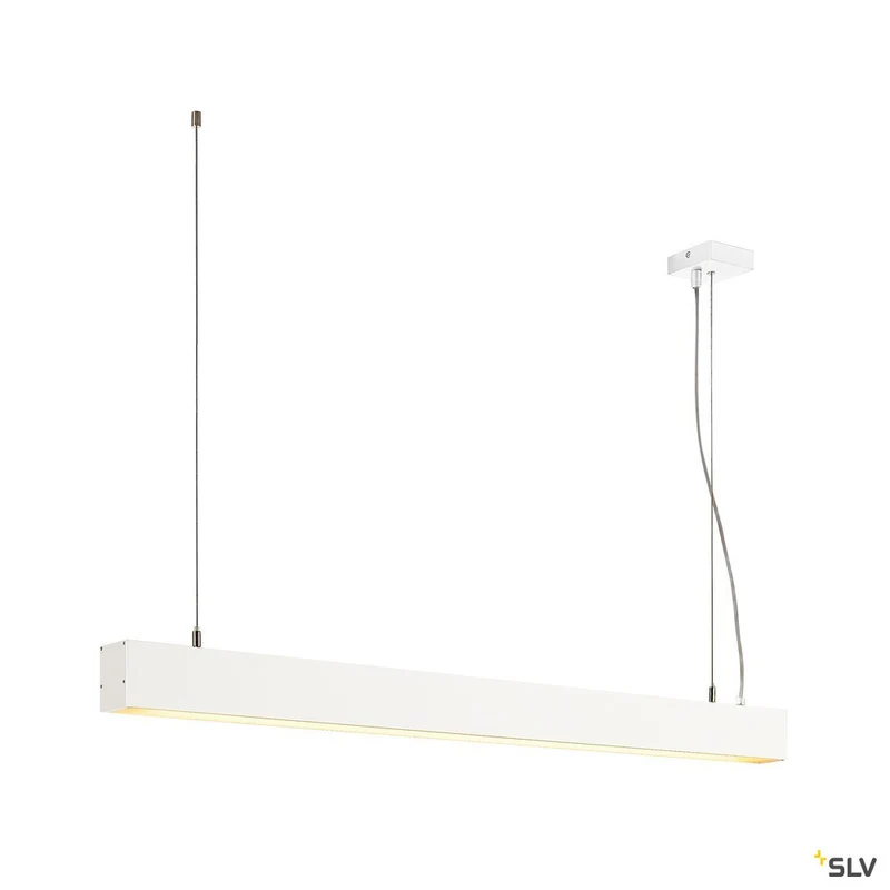 SLV GLENOS Pendelleuchte, mattweiss, 1m, 52W, 3000K