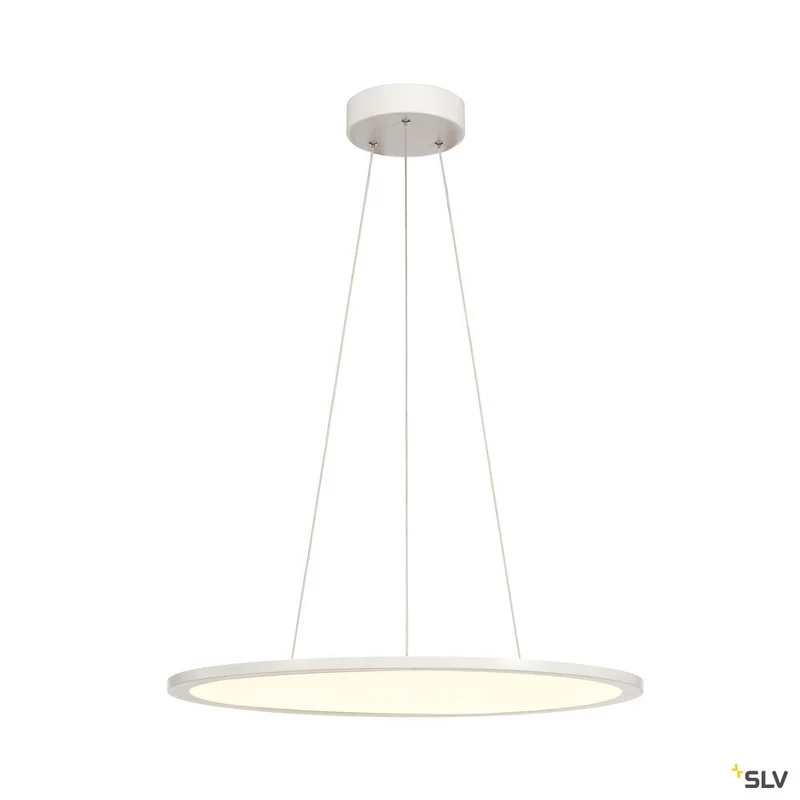 SLV LED PANEL ROUND, Pendelleuchte , weiss, 360LED, 40W, dimmbar 1-10V, 3000K