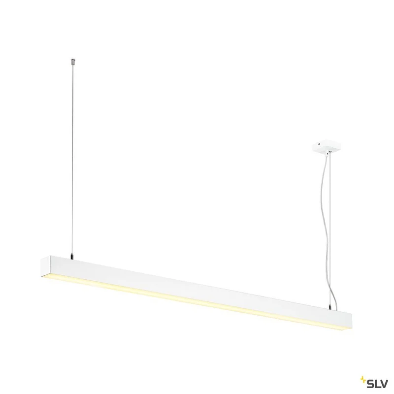 SLV Q-LINE SINGLE LED, Pendelleuchte, 1500mm, weiss
