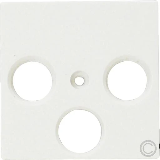 Karre Zentralsch. Antennendose 3-Loch ws 90950641 / 92500041
