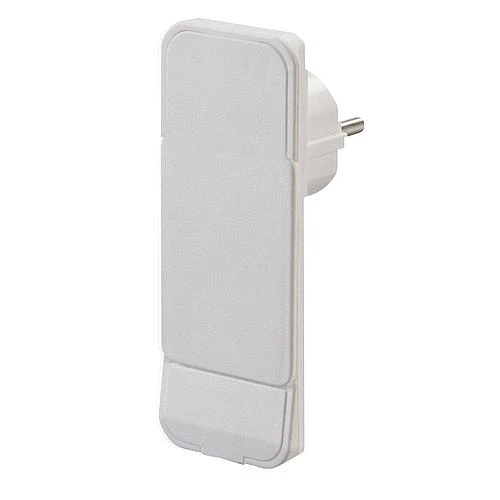 FLAT PLUG weiß im Polybeutel mit EGB Verpackung