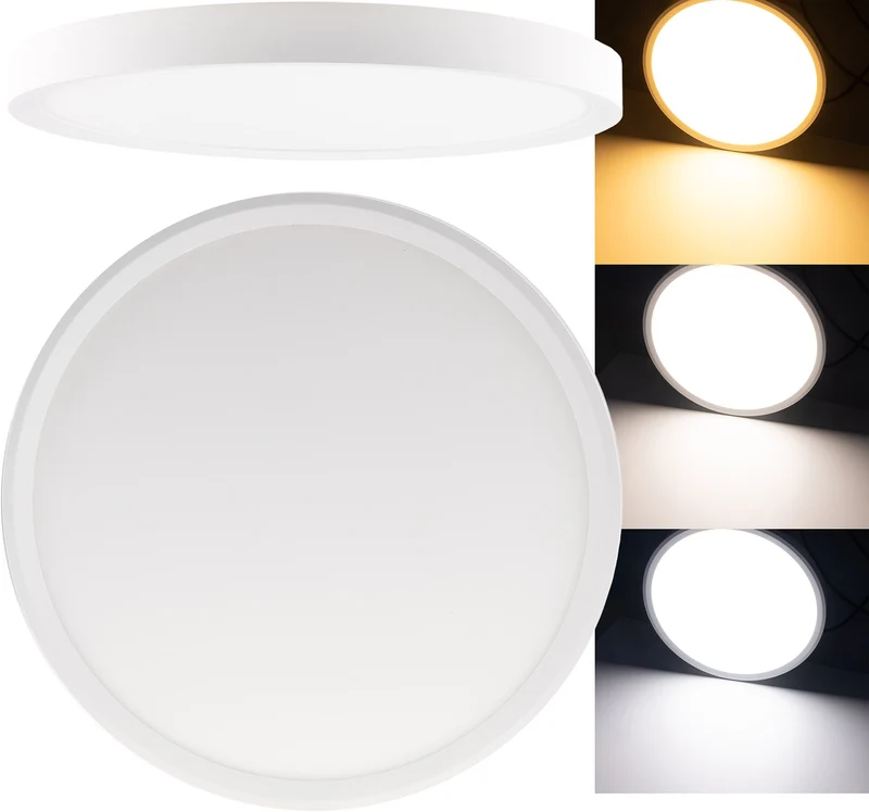 LED Deckenleuchte "Santano 30 CCT" Ø 30cm, 24W, CCT 3000/4000/6000k