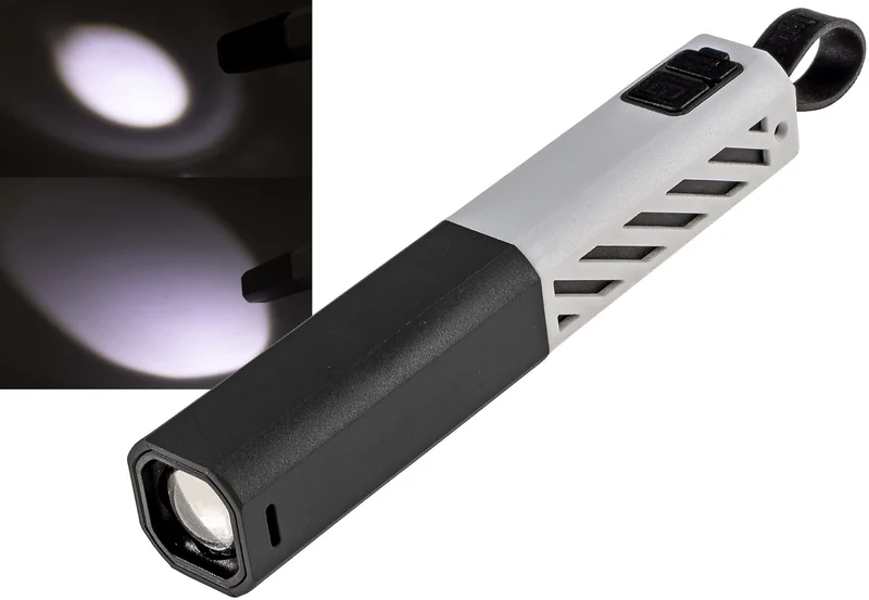 LED-Taschenlampe "CTL5 Zoom" mit Akku 5W, 400lm, ØxL 144x20mm, Zoom