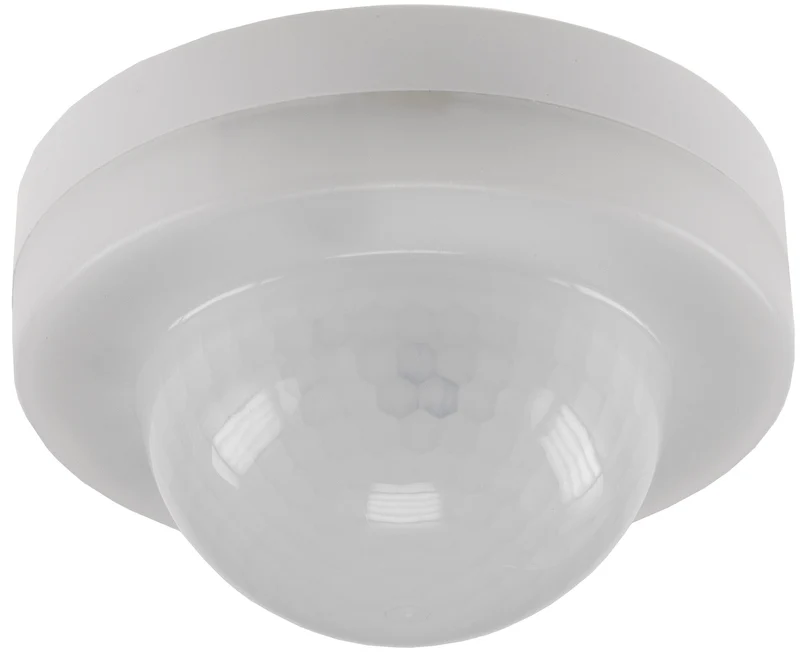 Decken-Aufputz-Bewegungsmelder 360° PIR, mit Präsenzfunktion, 20m Detektion