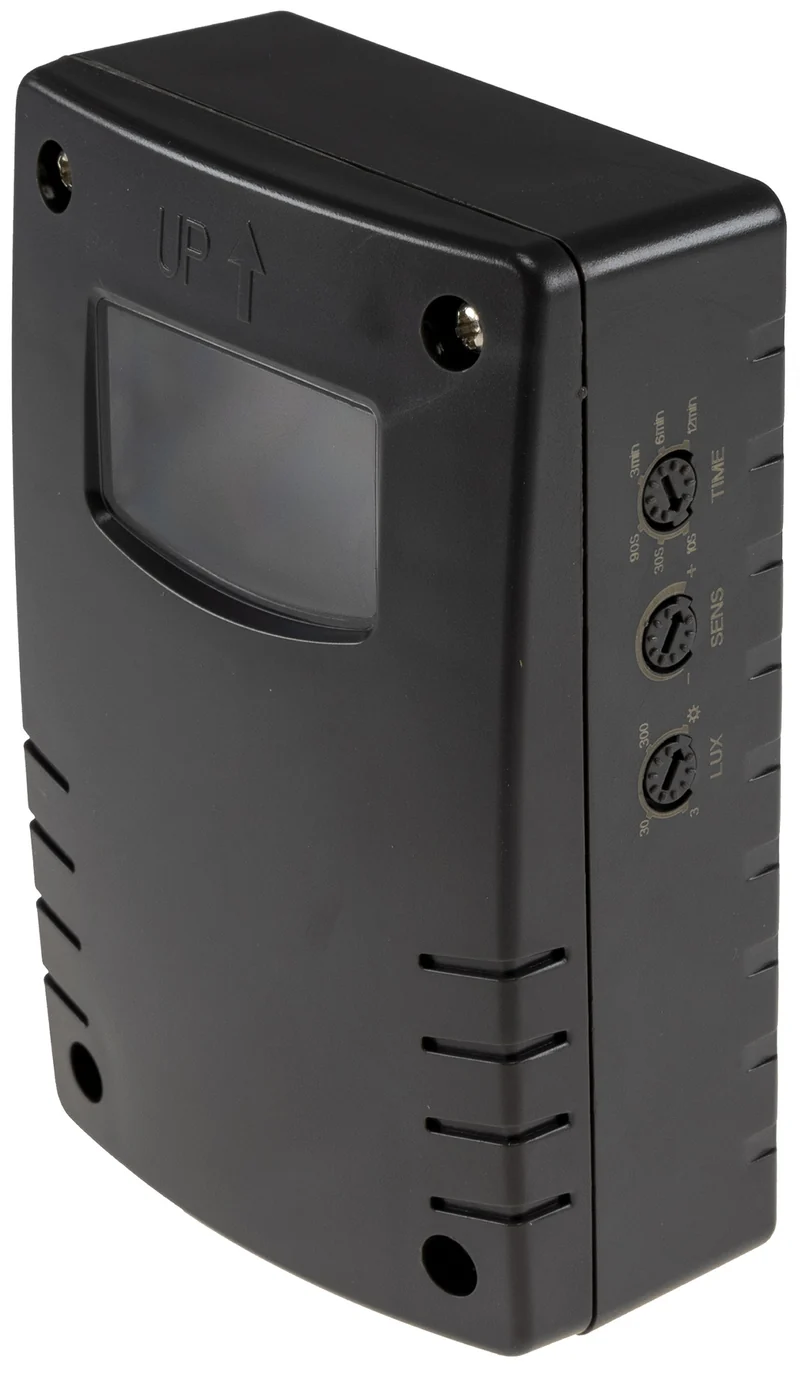 HF-Bewegungsmelder "CT-HFB 65" Aufputz IP65, 230V, 3-Draht, 180°, Schwarz