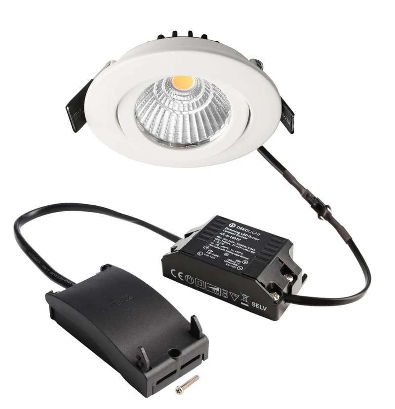 Deko-Light Dione, 8,5 W, DIM, 4000 K, Weiß