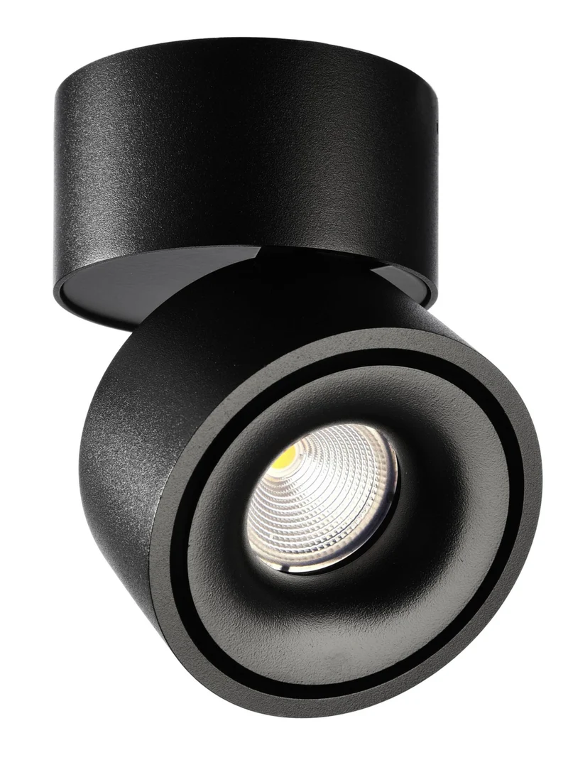 Deko-Light Uni 2 Tilt, 12 W, DIM, 3000 K, Schwarz