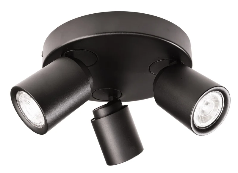 Deko-Light Librae Round III, 3x max. 50 W GU10, Schwarz