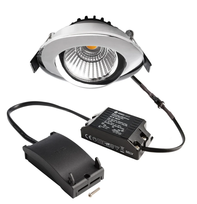 Deko-Light Dione, 8,5 W, DIM, 4000 K, Chrom