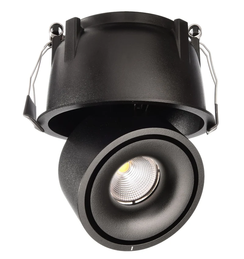 Deko-Light Uni 2 Tilt, 12 W, 3000 K, Schwarz