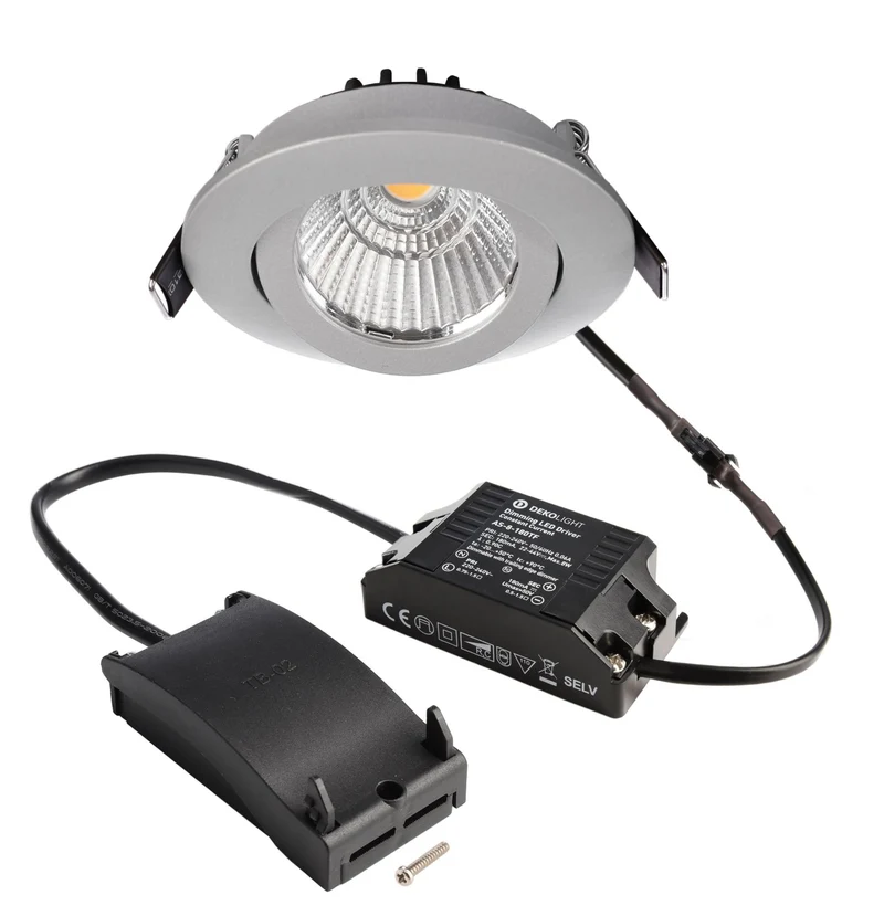 Deko-Light Dione, 8,5 W, DIM, 4000 K, Silber
