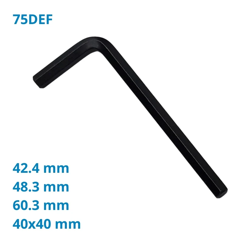 Sechskantschlüssel für Rohrverbinder 40-42,4-48,3-60,3 mm