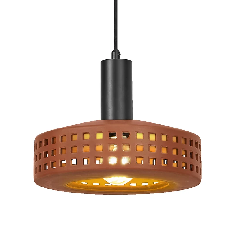 OSRAM DECOR Clay Windows Pendelleuchte Braun, E27
