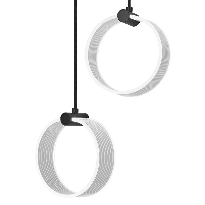 OSRAM DECOR Circle Pendelleuchte, 2 Pendel, 14W, Click CCT Black