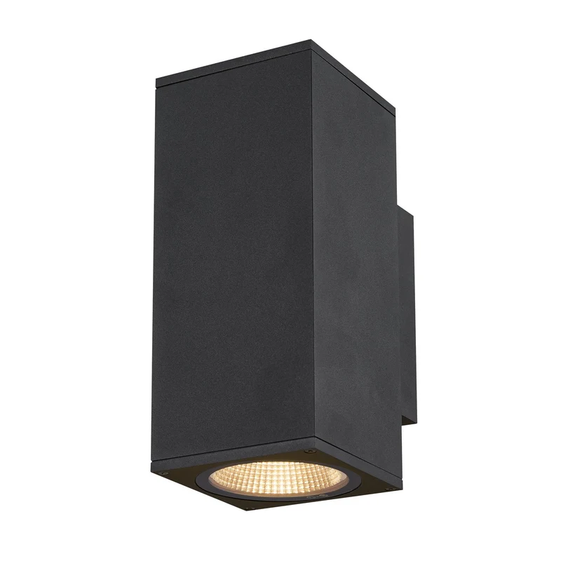 SLV ENOLA SQUARE UP/DOWN M Outdoor LED Wandaufbauleuchte anthrazit CCT 3000/4000K