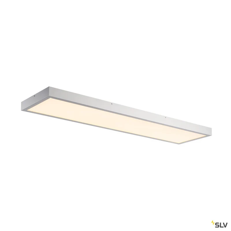 SLV PANEL DALI Indoor LED Deckenaufbauleuchten 1200x300mm grau 3000K