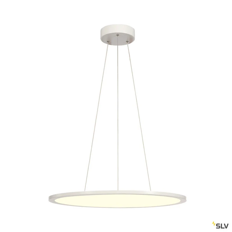 SLV PANEL 60 DALI Indoor LED Pendelleuchten rund weiß 4000K