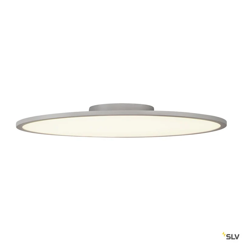 SLV PANEL 60 DALI Indoor LED Deckenaufbauleuchten rund grau 4000K