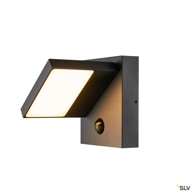 ABRIDOR SENSOR, Outdoor LED Wandaufbauleuchte IP55 anthrazit 3000/4000 K