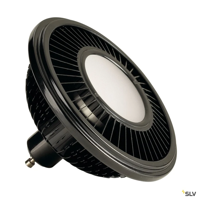 SLV LED ES111 Leuchtmittel, schwarz, 17W, 140°, 2700K, dimmbar