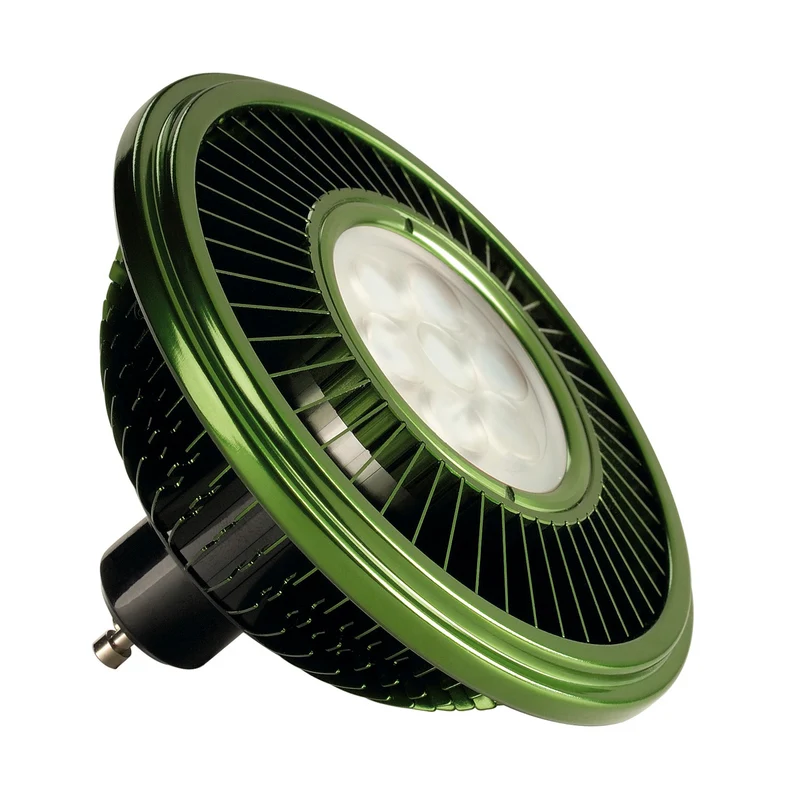 SLV LED ES111 Leuchtmittel, grün, 17W, 30°, 2700K, dimmbar