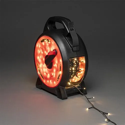 Micro LED Lichterkette mit Kabelaufroller
