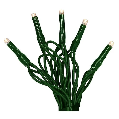 Micro LED-Lichterkette 200 fl. ww, grünes Kabel