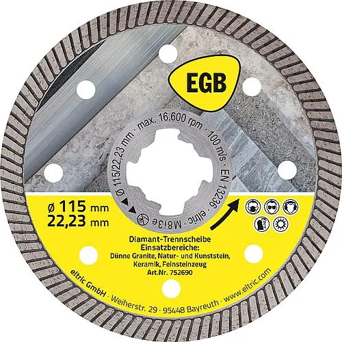 EGB Diamant-Trennscheibe 115mm X-LockFineCut 96103