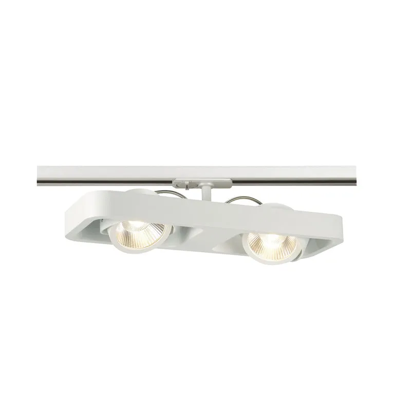 SLV LYNAH LED Double Spot,weiss, 2x10W,inkl. 1P.-Adapter