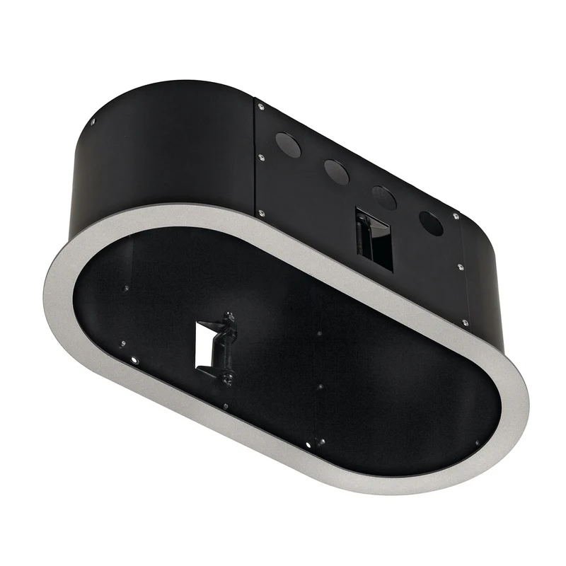 SLV AIXLIGHT PRO 2 FLAT FRAMEROUND Einbaurahmen,silbergrau / schwarz