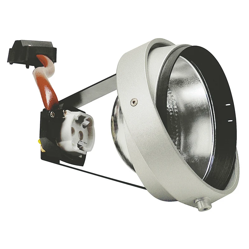 SLV G12 MODUL für AIXLIGHT PROEinbaurahmen, 58°, silber-grau / schwarz, max. 70W