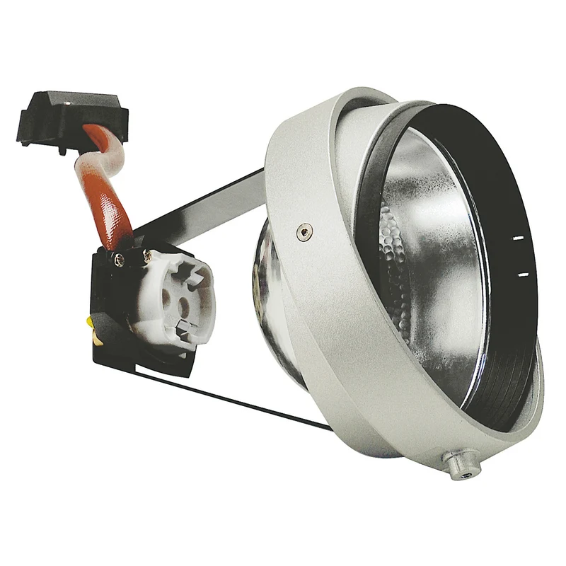 SLV G12 MODUL für AIXLIGHT PROEinbaurahmen, 24°, silber-grau / schwarz, max. 70W