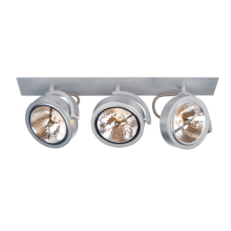 SLV KALU RECESSED 3 Einbauleuchtealu brushed, 3xQRB111,max. 3x50W