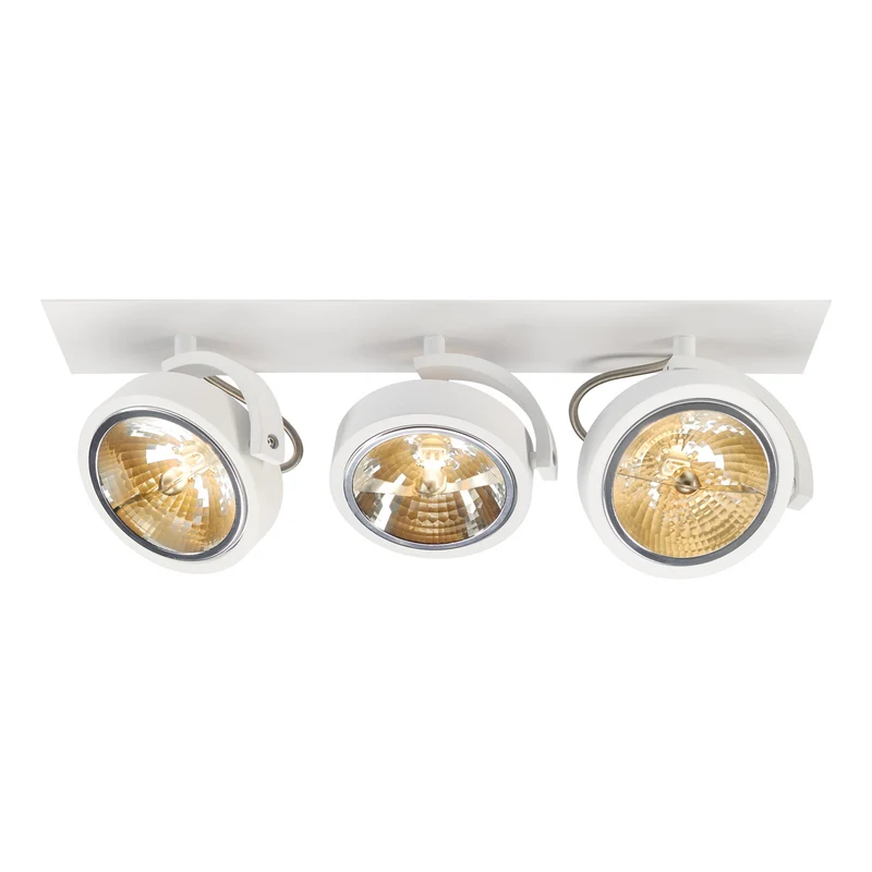 SLV KALU RECESSED 3 Einbauleuchte,mattweiss, 3xQRB111,max. 3x50W