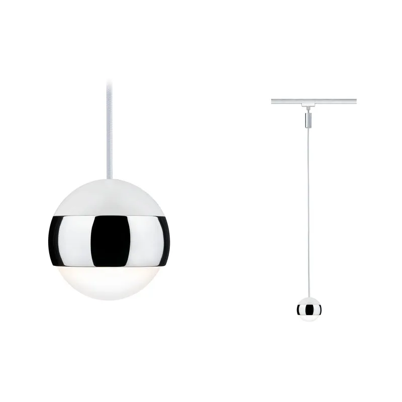 Paulmann VariLine Pendel Capsule II 1x6W Chrom Weiß matt 230V Metall/Kunststoff dimmbar