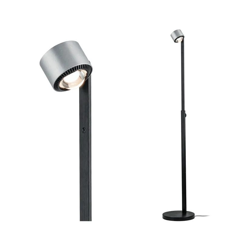 Paulmann Aldan Steh-Leseleuchte dim LED 1x15,5W Schwarz/Alu gebürstet 230V Aluminium