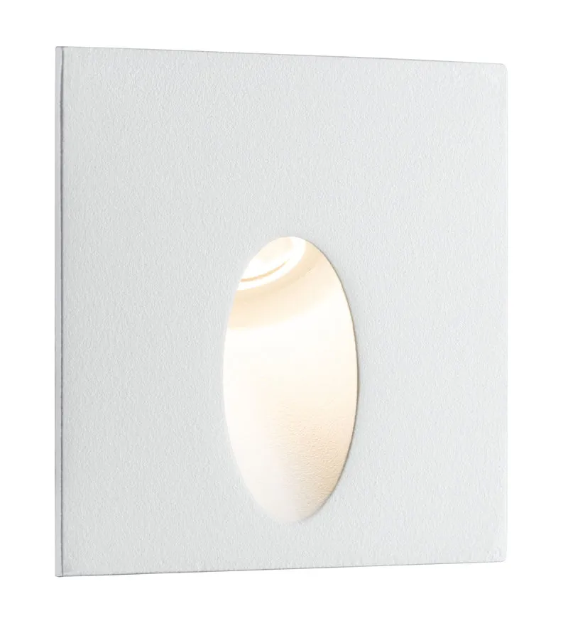 Paulmann Wand EBL LED IP54 2,5W 3000K eckig Weiß matt Aluminium