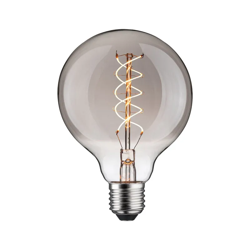 Paulmann Rustic Shine Standard 230V LED Globe Filament in S-Form 170lm 4,2W 1800K dimmbar Rauchglas