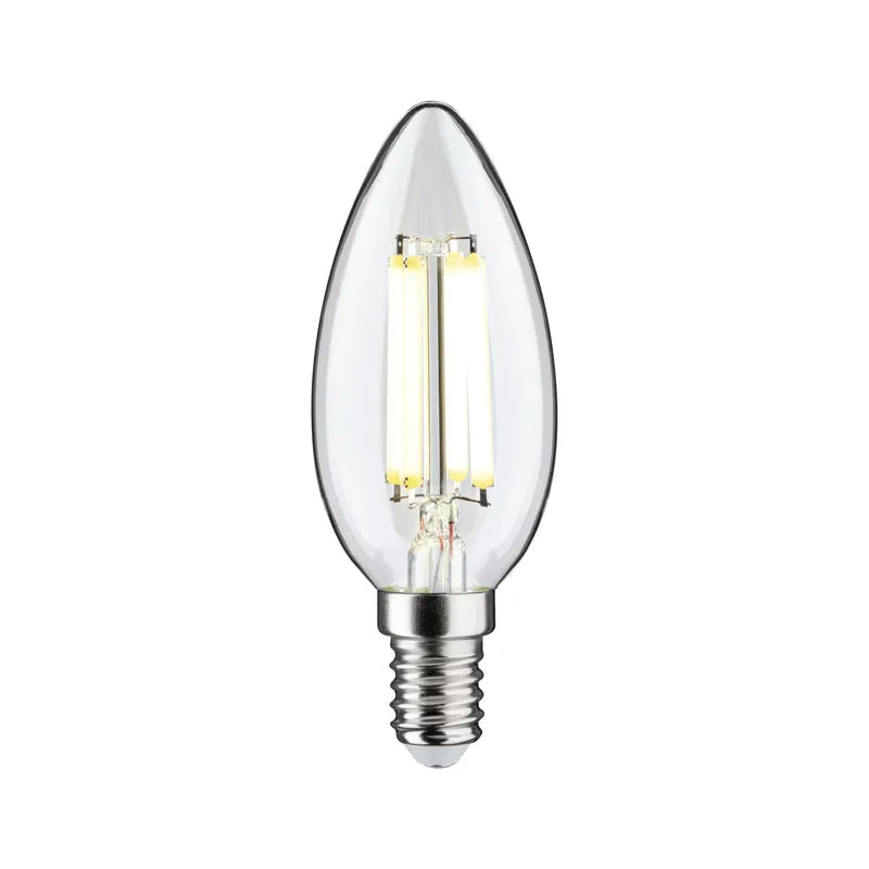 Paulmann Eco-Line Filament 230V LED Kerze 1er-Set 98mm 525lm 2,5W 4000K Klar