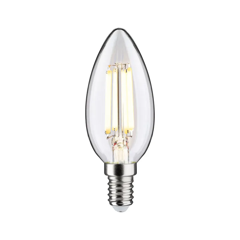 Paulmann Eco-Line Filament 230V LED Kerze 1er-Set 98mm 525lm 2,5W 3000K Klar