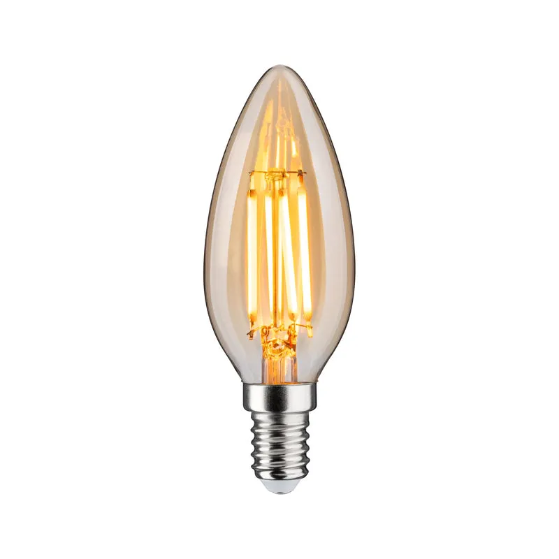 Paulmann 1879 Filament 230V LED Kerze 3 Step Dim 3-Step-Dim 450lm 4,9W 1800K dimmbar Gold