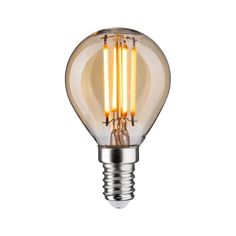 Paulmann 1879 Filament 230V LED Tropfen 3 Step Dim 3-Step-Dim 450lm 4,9W 1800K dimmbar Gold