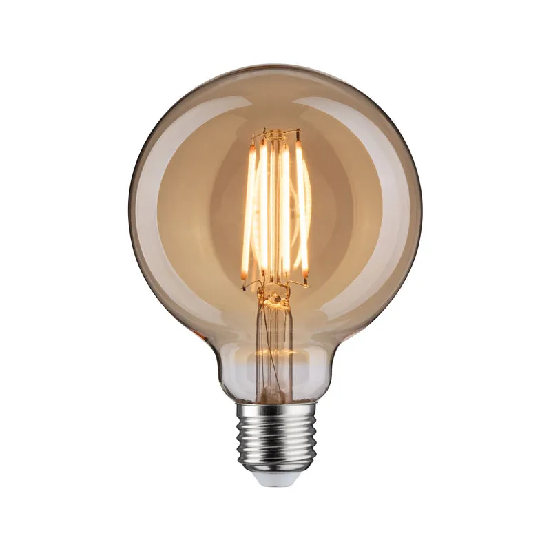 Paulmann 1879 Filament 230V LED Globe 3-Step-Dim 470lm 6W 1800K dimmbar Gold